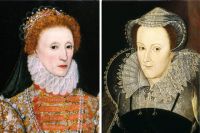 Елизавета I и Мария Стюарт.