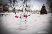 В этом году в Новосибирске выпало очень много снега - идеально для творчества.