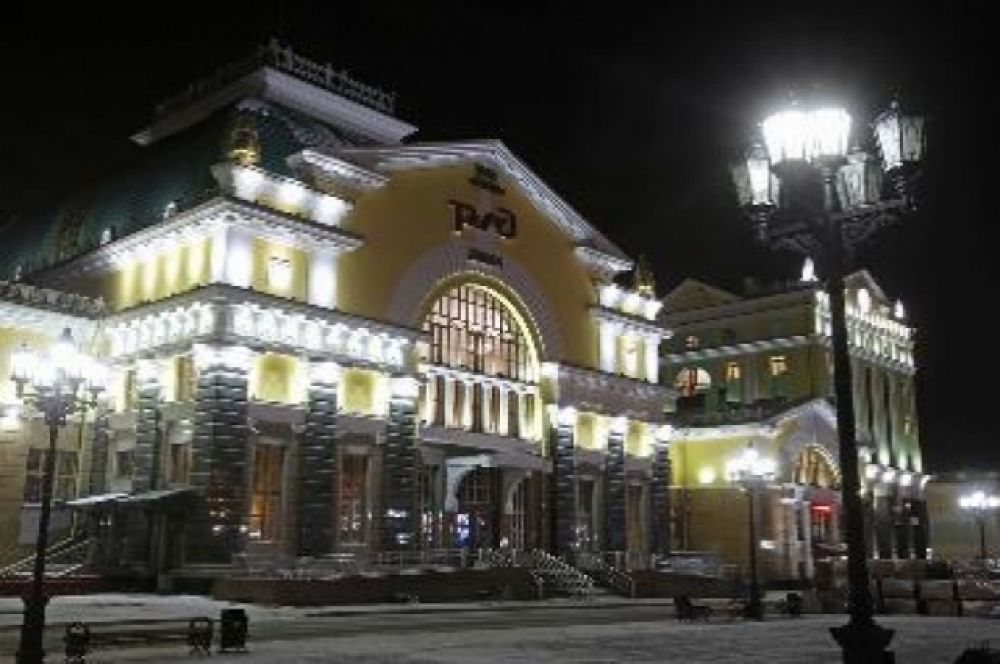 Железнодорожный вокзал.