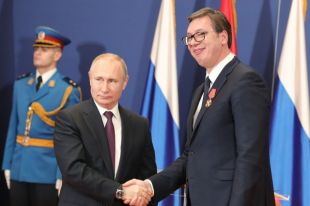 Владимир Путин и Александр Вучич.