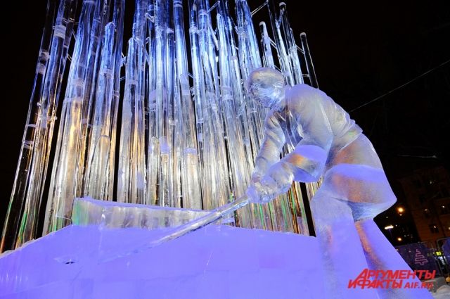 Работы скульпторов можно увидеть в ледовом городке «Ветер с Востока» с 20 января