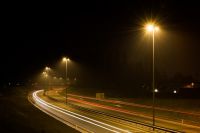 На трассе в районе Салехарда установили 280 светодиодных фонарей