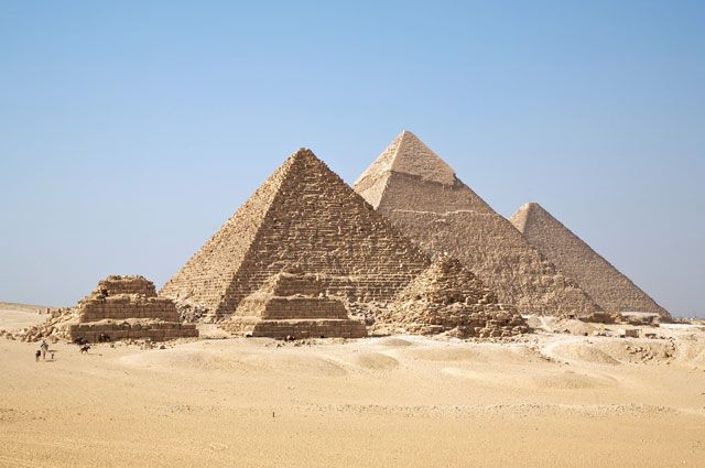 Пирамиды Гизы.