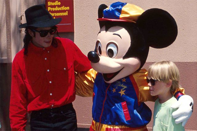 Майкл Джексон и Маколей Калкин. 1991 г.