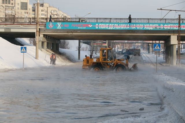 Коммунальная авария в Барнауле