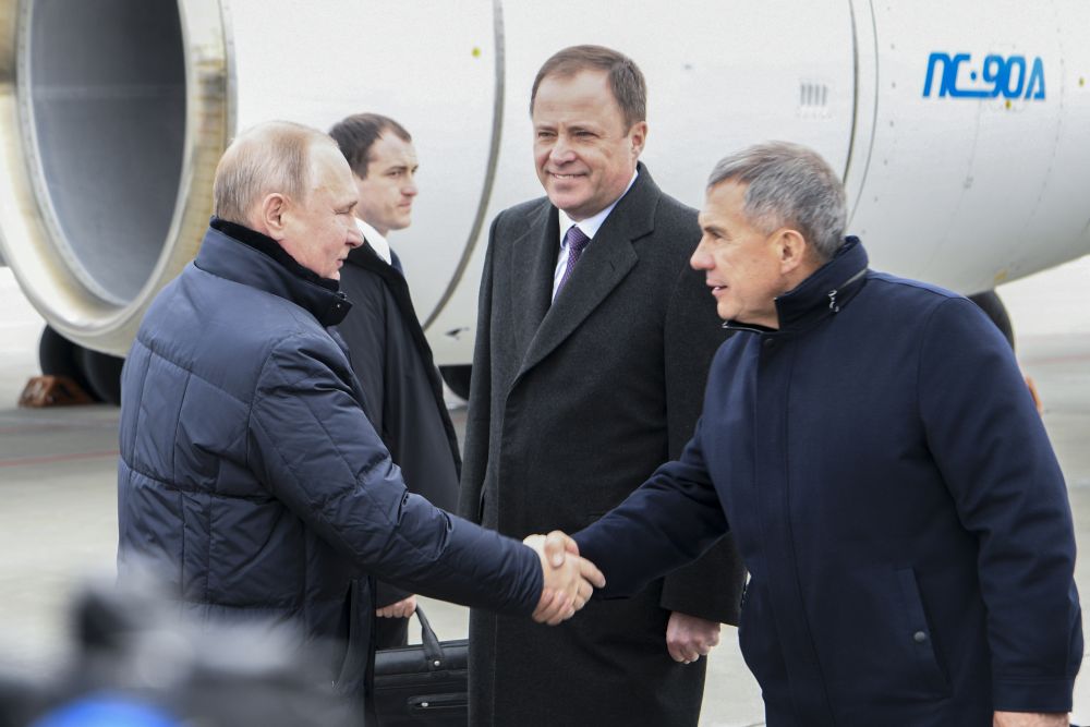 Владимир Путин приехал в Казань 12 февраля.