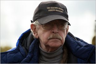 Василий Ливанов на съемках фильма «Медный всадник России».