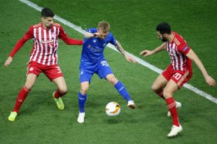 Динамо переиграло Олимпиакос и вышло в 1/8 Лиги Европы
