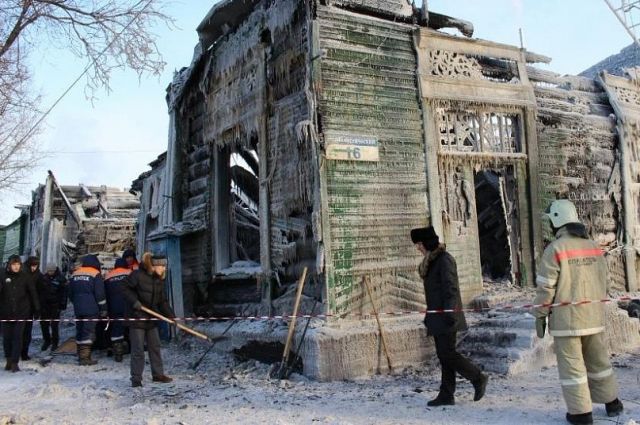 Памятник архитектуры в Барнауле, который уничтожил пожар