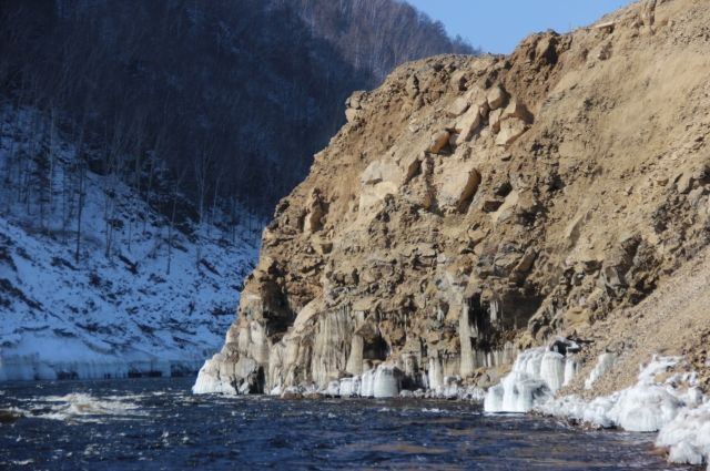 Уровень воды в реке Бурея Хабаровского края идет на спад.