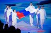 Флаг России вынесли Молодые Профессионалы России – победители чемпионата WorldSkills. 