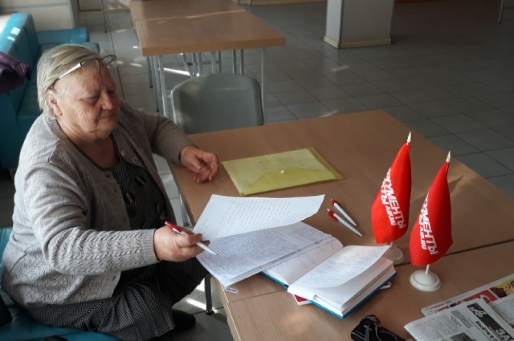 Нина Артемьев на встречу с нами специально приехала из Могойтуя.