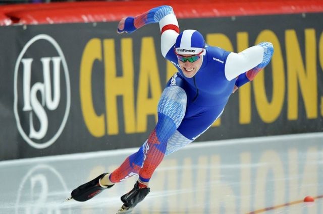 Алтайский конькобежец Виктор Муштаков