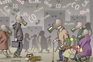 В Октябрьском районе, по информации общественников, был зафиксирован самый высокий уровень загрязнения