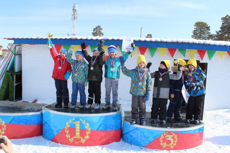 В Ноябрьске выбрали лучших лыжников среди воспитанников детских садов.