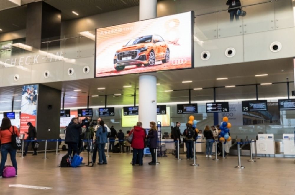 Регистрация в аэропорту Платов на первый рейс в Калининград