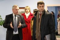 Подготовку общественного центра к открытию проверил городской голова Дмитрий Разумовский.