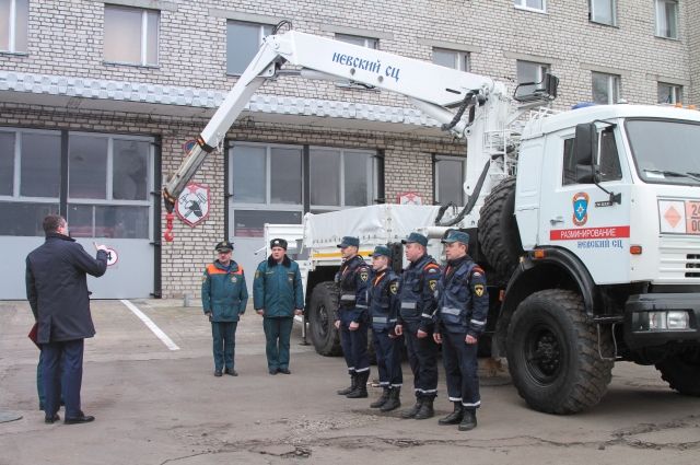 В Калининградскую область прибыли сапёры Невского спасательного центра