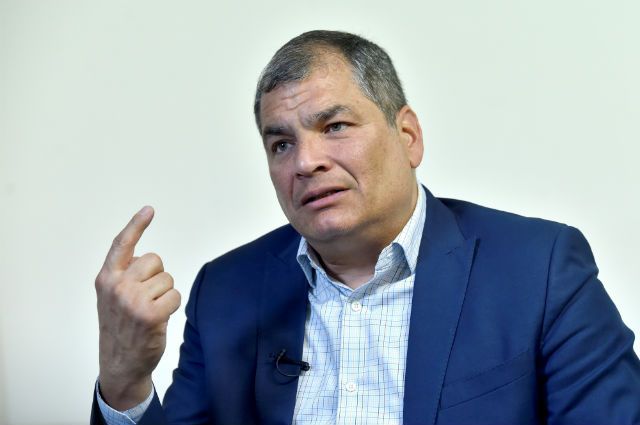 Рафаэль Корреа. экс-президент Эквадора