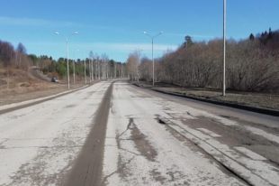 Пешеход находился на дороге.