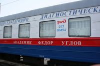 Медпоезд  «Академик Федор Углов» посетит 4 района Хабаровского края.
