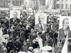 Первомайская демонстрация трудящихся города, 1984 год.