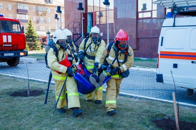 В ОГУ прошли пожарно-тактические учения.