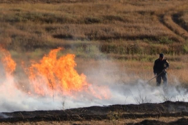 Пожарные на Пасху более 200 раз тушили палы травы в Хабаровском крае.