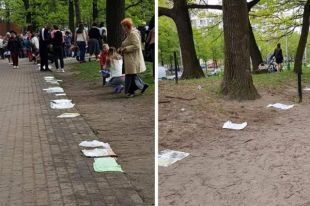 Последствия крестного хода: в Киеве возмущены мусором в парках после Пасхи