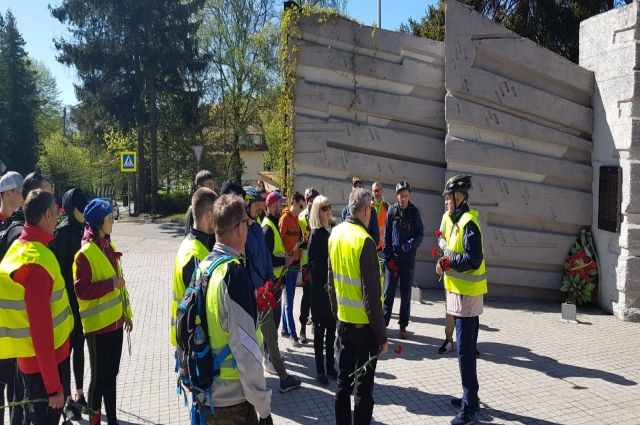 Калининградские таможенники провели велопробег к годовщине Победы