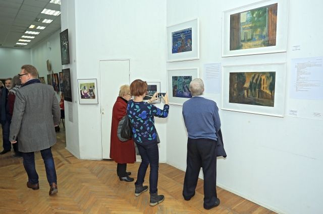 Экспозиция будет работать в Союзе художников по адресу Б. Морская, 38 лишь до 19-го мая.