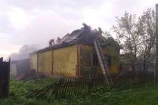 В Сумской области в пожаре сгорели мать и сын