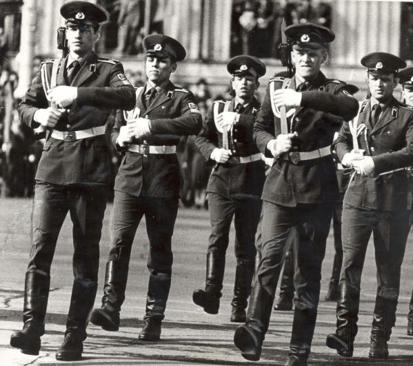 Курсанты ПВВКИКУ участвуют в Параде Победы, 1983 г. 