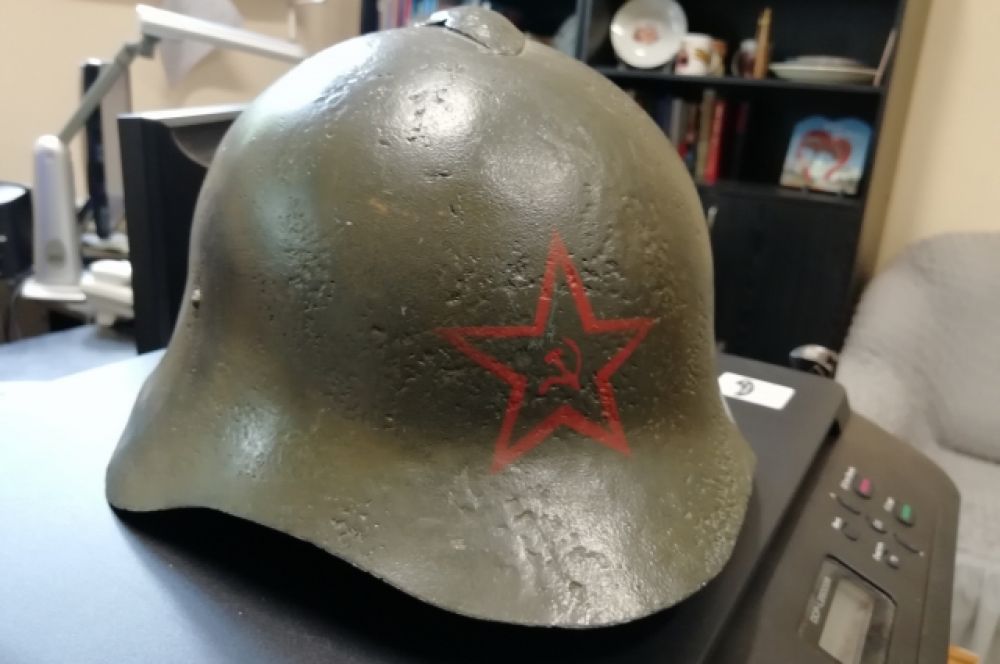 Каску образца 1936 года называли "Каска-халкинголка".