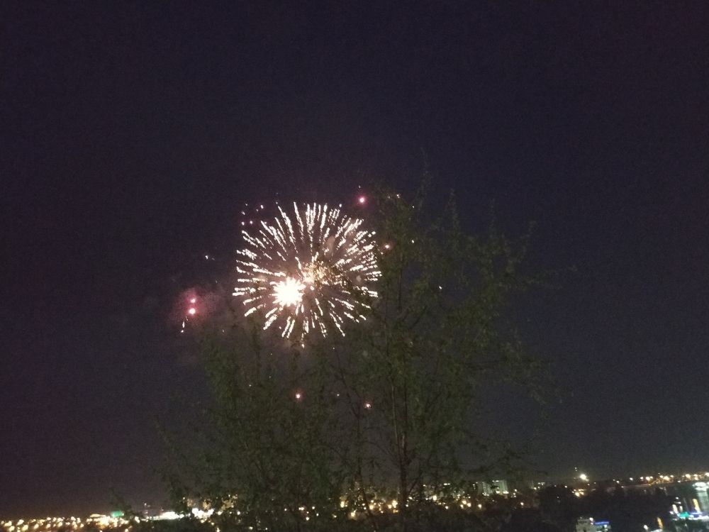 Салют в Тюмени, 9 мая 2019.