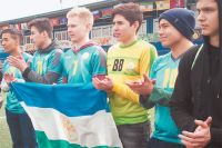 Открытие ежегодного чемпионата по футболу среди национально-культурных объединений на стадионе «Сетунь Парк».
