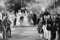 Королева Виктория и принц Альберт открывают Всемирную выставку в Лондоне. 1851 г.