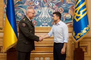 Руслан Хомчак и Владимир Зеленский, 21 мая 2019 г.