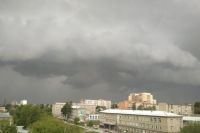 Новосибирск перед дождем