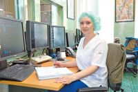 Екатерина Чайкина заняла первое место в городском конкурсе медсестёр.