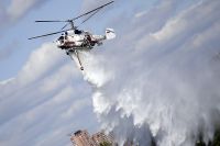 Для вертолётов разработана уникальная система горизонтального, вертикального и бокового пожаротушения. 