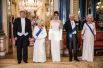 Дональд Трамп, Елизавета II, Мелания Трамп, принц Чарльз и его супруга Камилла.