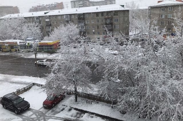 Жители Салехарда и Лабытнанги встретили первый летний снег