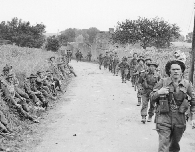Британские солдаты во Франции. 50-я дивизия Великобритании.