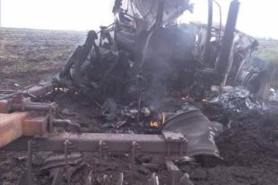 В Луганской области подорвали двух трактористов