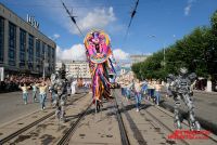 День города в Перми традиционно отмечают карнавальным шествием.