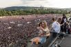 Подобный митинг на Вацлавской площади, прошедший две недели назад, собрал, по данным организаторов, около 120 тысяч человек.