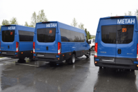 В Надым поступило еще восемь экологически чистых автобусов