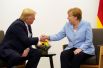 Двусторонняя встреча президента США Дональда Трампа и канцлера Германии Ангелы Меркель.