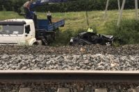 В Оренбуржье в ДТП на железнодорожном переезде погиб водитель легкового автомобиля.